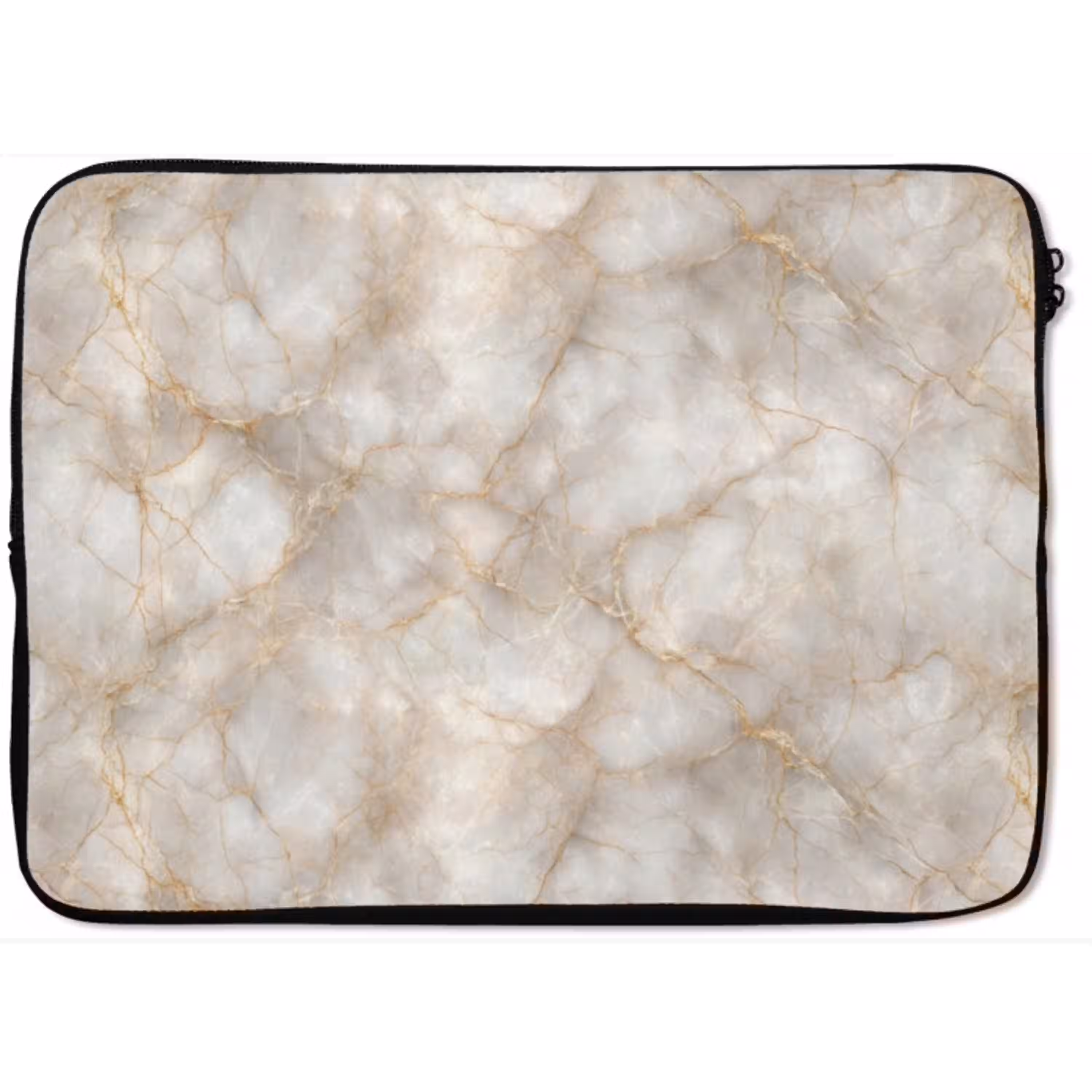 Zandkleurig - Marmer - Natuursteen laptophoes neopreen klein 279 -zkaufland3dotto
