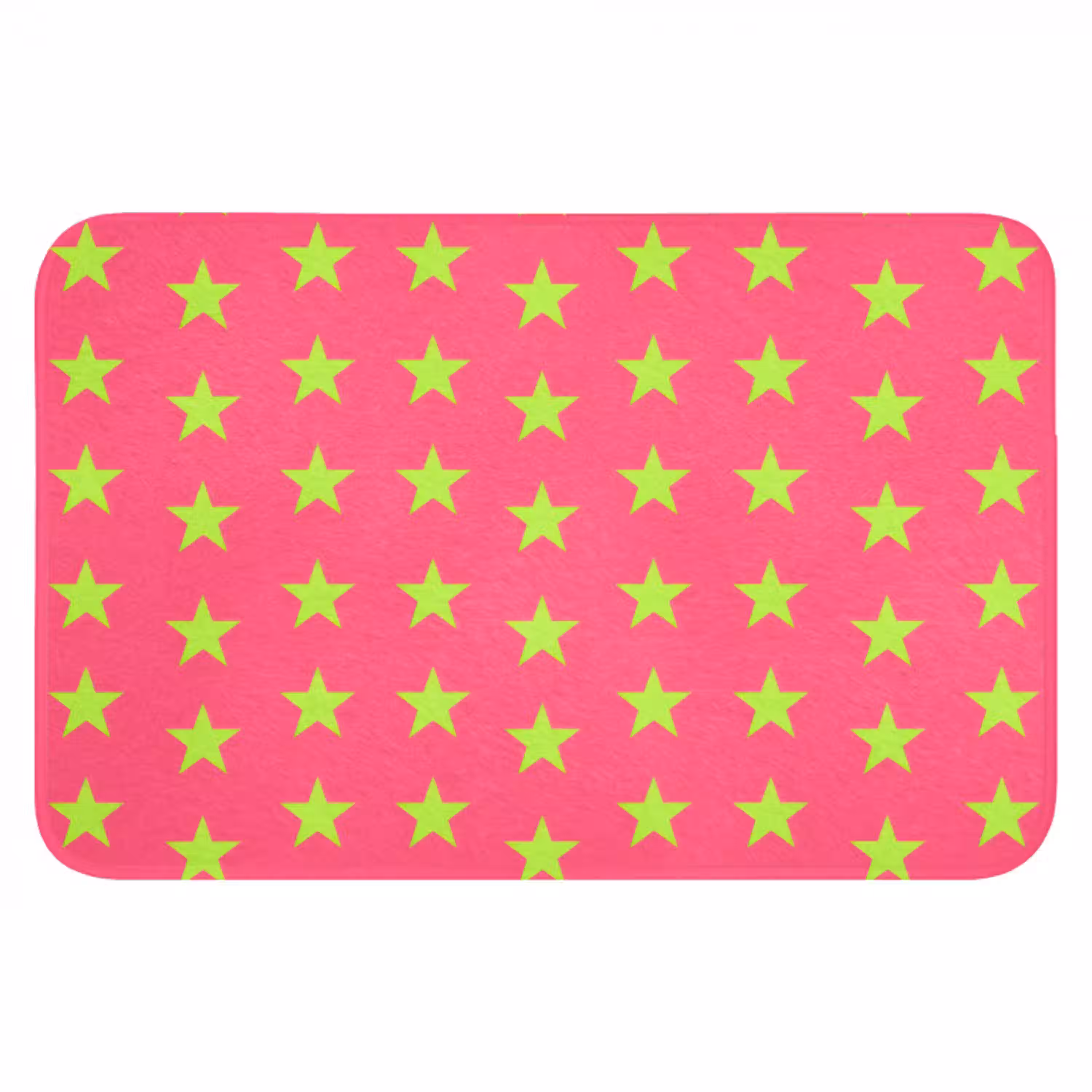 Sterren - Patroon - Roze Badmat klein 997 -3d