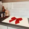 Strik - Symmetrisch - Rood - Lint Inductie beschermer vinyl 3mm klein -sfeer3