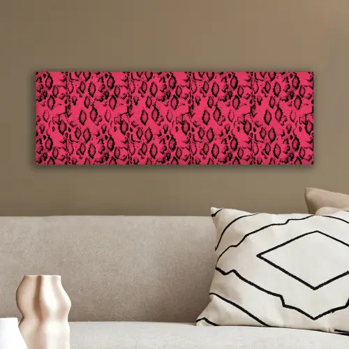 Roze - Slang - Motief canvas 2cm klein 828 -sfeer3