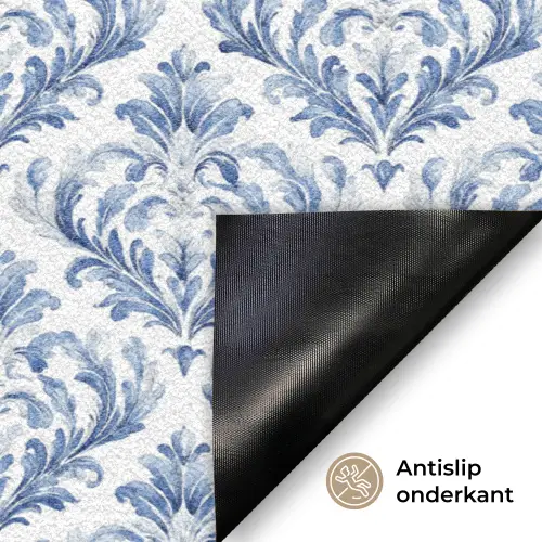 Frans - Citroen - Royaal  - Blauw - Wit Deurmat klein 898 -antislip_NL