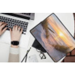 Strand - Zonsondergang - Natuur - Landschap laptophoes neopreen klein -bureau
