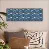 Klein - Oceaan - Golven - Blauw canvas 2cm klein 828 -sfeer1