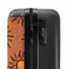 Zonnetjes patroon NBS - Handbagage koffer - Volwassenen Unisex middel -slot