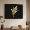 Mais - Eten - Goud - Zwart Textielframe zwart klein -sfeer3