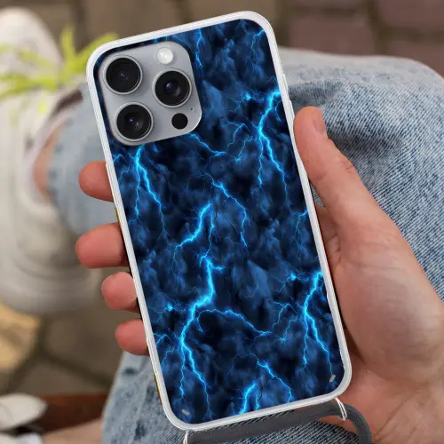 Donker - Blauw - Bliksem Hoesje iPhone 16 Pro Max met koord klein 804 -sfeer3