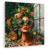 Vrouw - Panterprint - Jungle - Natuur - Luxe plexiglas 5mm klein -zzzproduct_nieuw