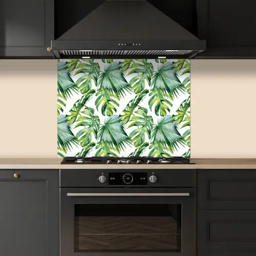 Tropical - Bladeren - Jungle keuken achterwand spatscherm middel -sfeer1