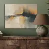 Moderne kunst - Abstract - Zwart PET vilt klein -sfeer2