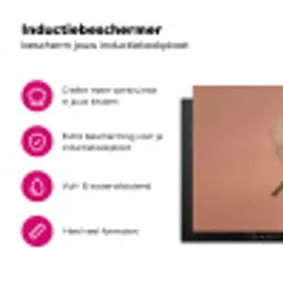 Roodborst - Natuur - Roze Inductie beschermer vinyl 3mm klein -wsfeer2_website