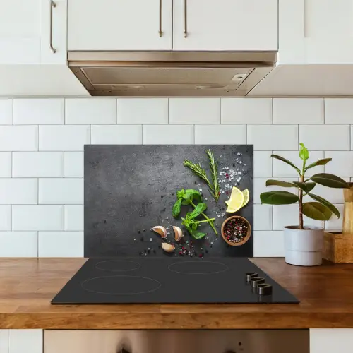 Gastronomisch Stilleven keuken achterwand spatscherm klein -sfeer2