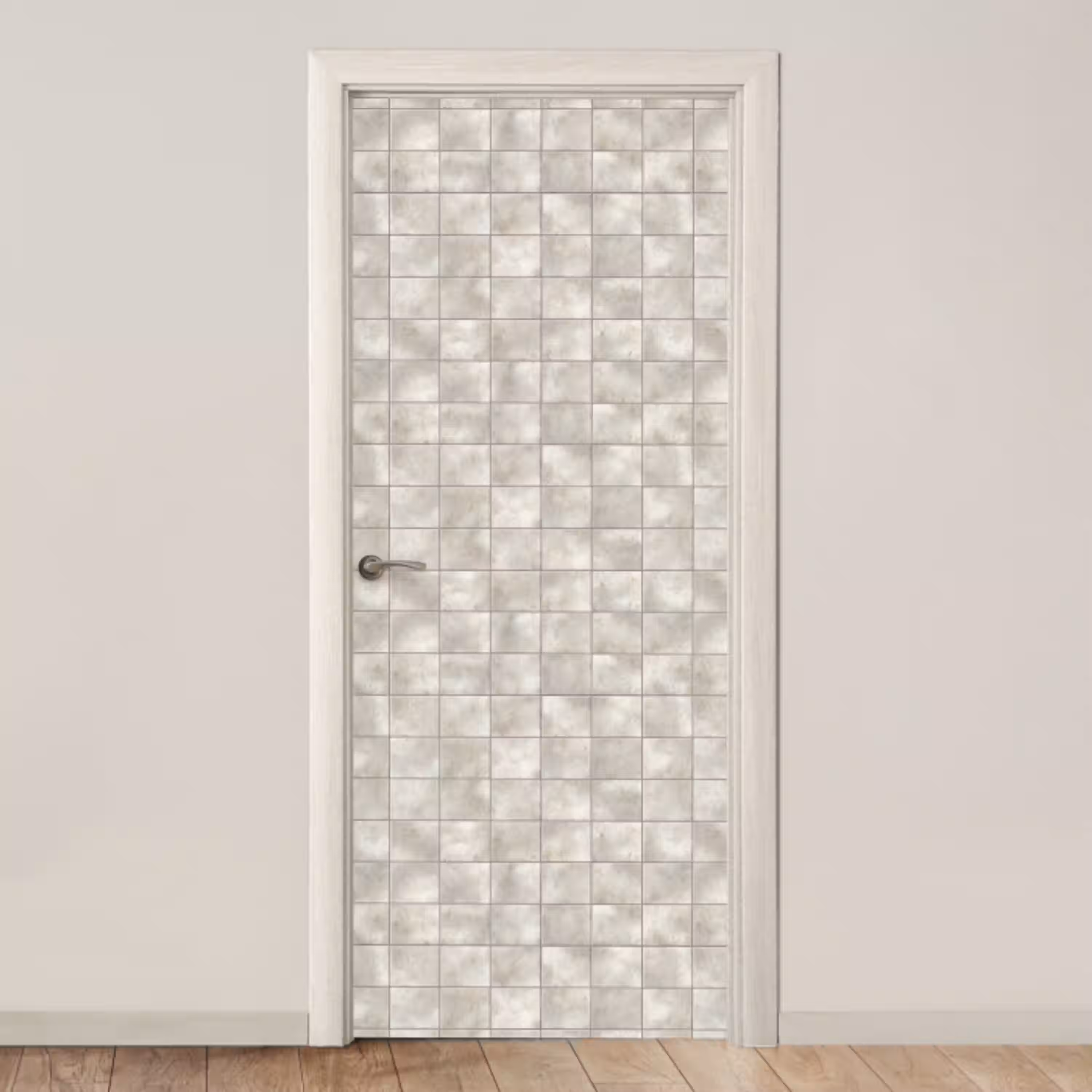 Tegels - Natuurlijk - Grijs deurposter klein 289 -3d_beige