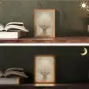 Dromerig - Beige - Paardenbloemzaadjes Light Box met kabel (Tafellamp) klein -sfeer3