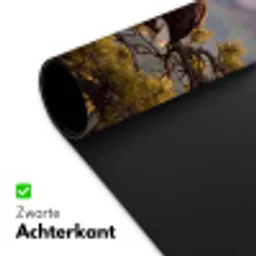 Zeearend - Boom - Bergen - Groen Muismat XXL klein -sfeer2