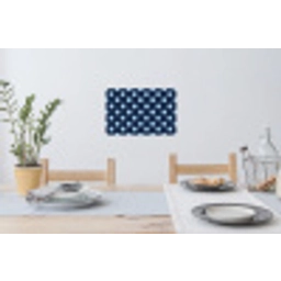 Klassiek - Dots - Blauw Muursticker klein 286 -eettafel