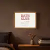 Retro - Bad - Roze Light Box met batterij (Wandlamp) middel -sfeer4