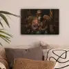 Chimpansee - Stoel - Pak - Bruin canvas 2cm klein -sfeer1