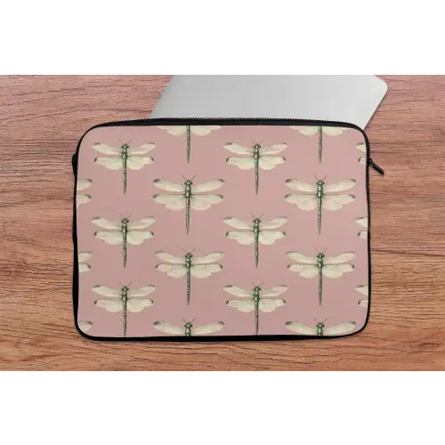 Lillibellen - Patroon - Roze laptophoes neopreen klein 279 -tafel