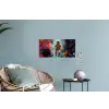 Astronaut - Graffiti - Ruimte - Neon Muursticker klein -plant