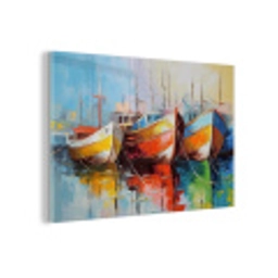 Boten - Kunst - Kleuren - Schilderij plexiglas 5mm klein -z3d
