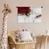 Rood - Marmer - Abstract - Goud - Modern Wandkleed katoen klein -wsfeer5_kind