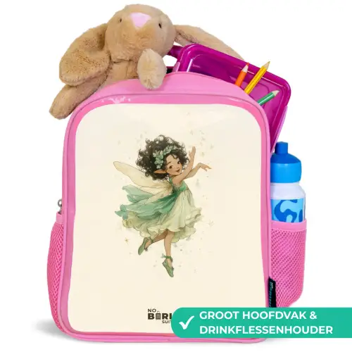Dansende bosfee Kinderrugzak - Roze middel -inhoud_NL