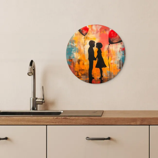 Gestolen Momenten KitchenYeah - Keuken - Wandcirkel Forex klein -sfeer3