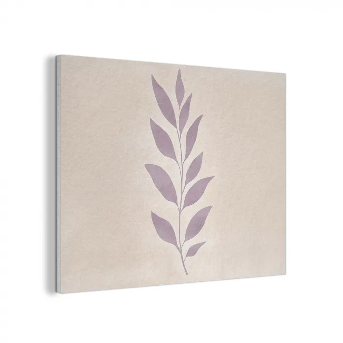 Tak - Bladeren - Minimalistisch - Beige PET vilt klein -3d