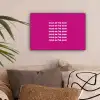 Focus on the good - Roze - wit canvas 2cm klein -sfeer1