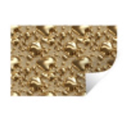 Druppels - Organisch - Goud Muursticker klein 286 -3d