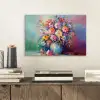 Bloemen - Kunst - Schilderij - Lente - Boeket aluminium wit klein -sfeer1