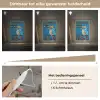 Vogel - Decoratie - Ijsvogel - Blauw Light Box met kabel (Wandlamp) klein -USP_dimbaarNL