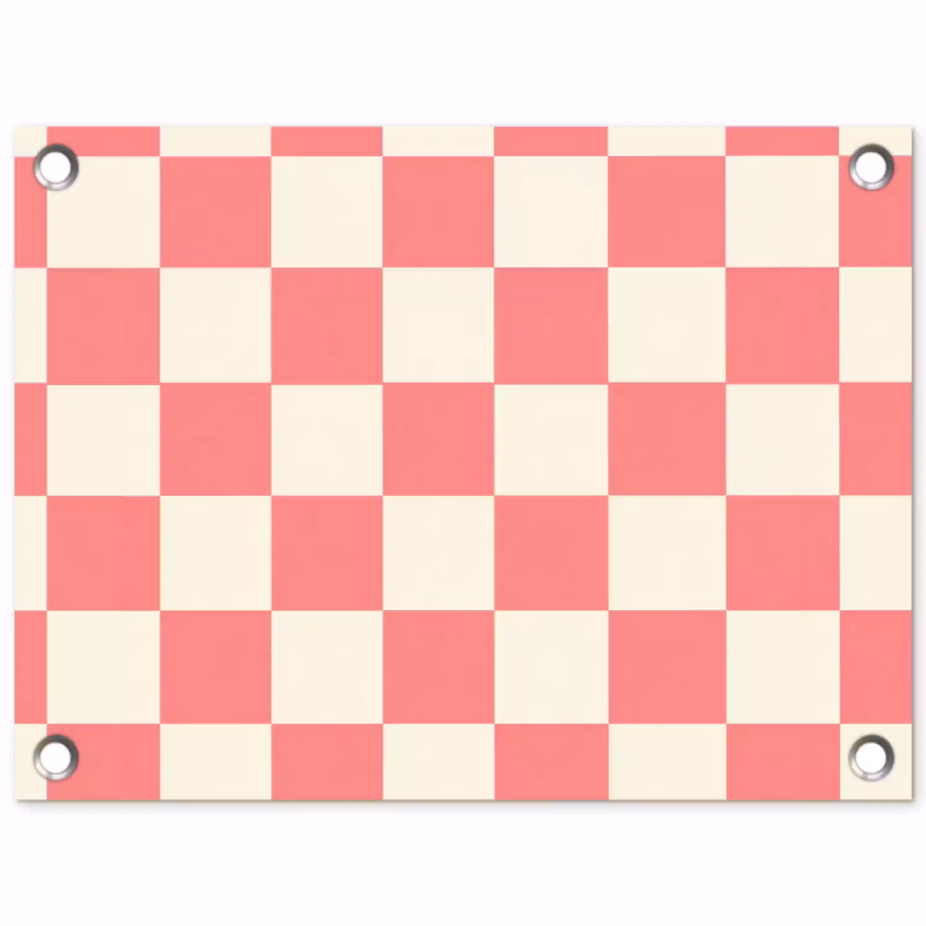 Traditioneel - Patroon - Roze tuinposter los doek klein 239 -3d