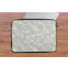 Parelmoerglans - Wit - Schelp laptophoes neopreen klein 279 -tafel