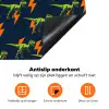 Bliksemschichten - Oranje - Dinosaurussen Inductie beschermer vinyl 3mm klein -zzzzzzz-td-onderkant