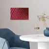 Lijnen - Rood - Beweging poster papier klein -sfeer3