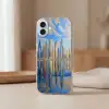 Skyline - Wolkenkrabbers - Water - Blauw Apple iPhone 16 Plus klein -sfeer2