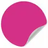 Fuchsia - Neon - Kleuren Wandcirkel behangsticker klein 186 -3d