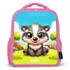 Willy Wipstaart Kinderrugzak - Roze middel -3d