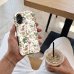Bloemen - Patroon - Pastel Toughcase MagSafe Apple iPhone 17 klein 1017 -Sfeer1M