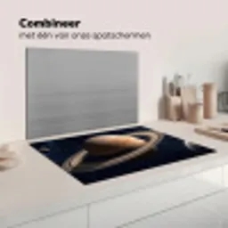 Planeten - Saturnus - Ruimte Inductie beschermer vinyl 3mm klein -wsfeer7_website