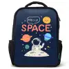 Astronaut - Ruimte - Planeten Rugzak - Zwart middel -3d