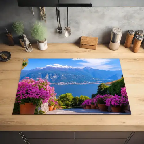 Lake Como - Italië - Landschap Inductie beschermer vinyl 3mm klein -sfeer5