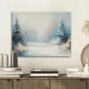 Bos - Winter - Natuur - Abstract - Sneeuw PET vilt klein -sfeer1