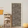 Zebra - Klassiek - Zwart deurposter klein 289 -sfeer4