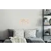 Wereldkaart - Simpel - Vliegtuig Muursticker klein -slaapkamer
