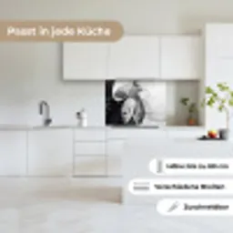 Vissen - Chef - Zwart - Wit keuken achterwand 2 middel -sfeer4_DE