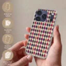 Vintage - Retro - Kleurrijk Telefoonhoesje iPhone 17 Pro klein 878 -sfeer3_DE