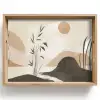 Japandi - Landschap - Beige Dienblad Rechthoek middel -z3d_shopping