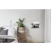 Glamour - Modern - Zwart - Wit textielposter latten blank klein -woonkamer